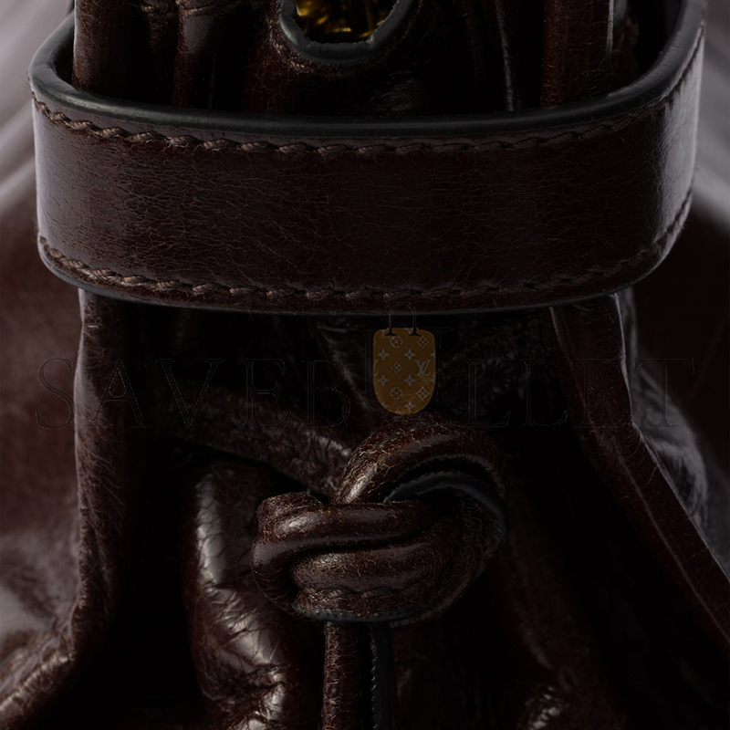 Pra*a bonnie extra large leather handbag 1ba439 (42*30*12cm)